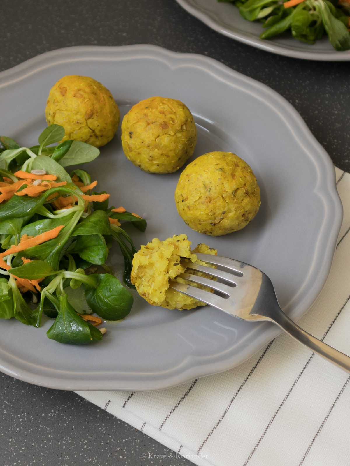 Kartoffel-Quinoa-Bällchen